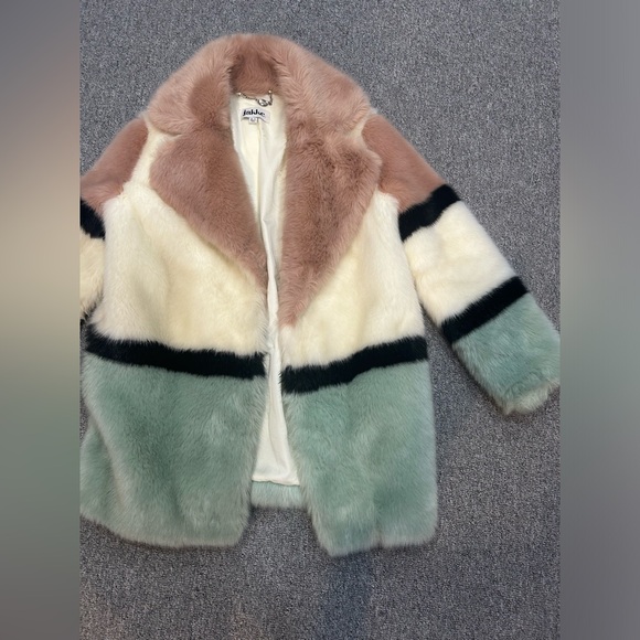 Jakke Faux fur jacket size 6 - Picture 2 of 5
